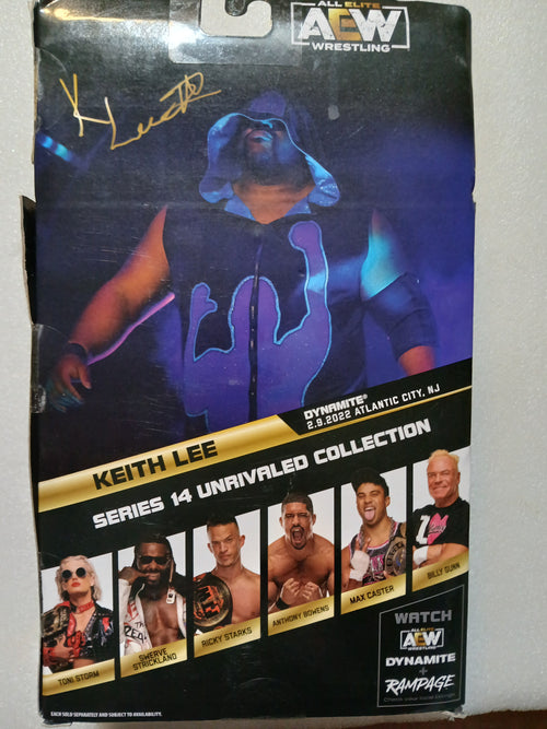 AEW Jazwares Keith Lee Unrivaled Collection Series 14 action figure