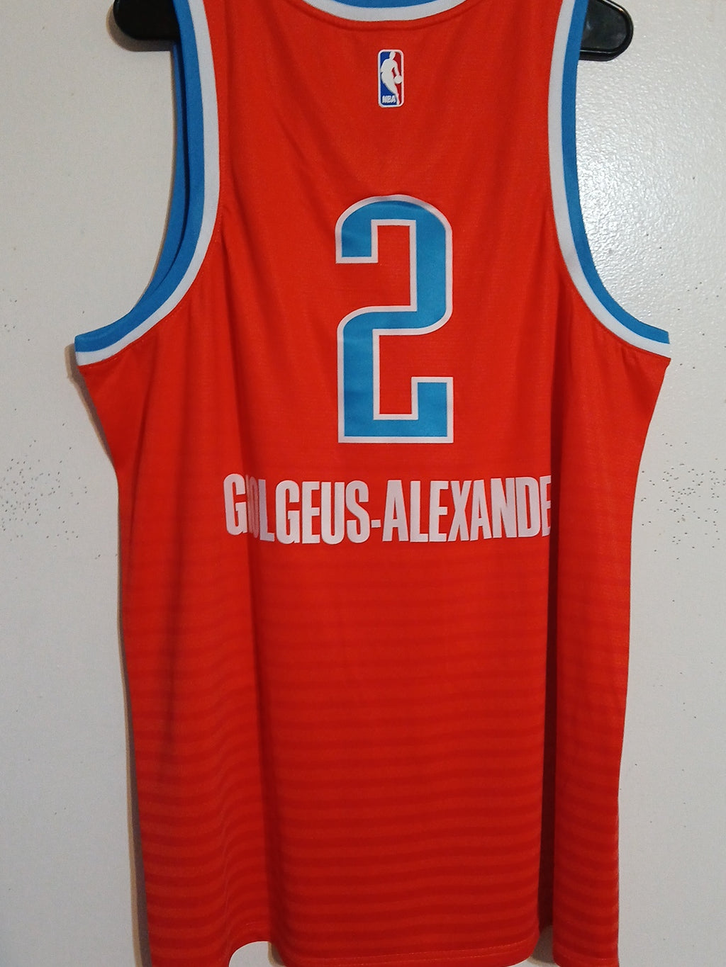 Nike Oklahoma city Jordan Shai Gilgeous-Alexander SwingMan Jersey Large