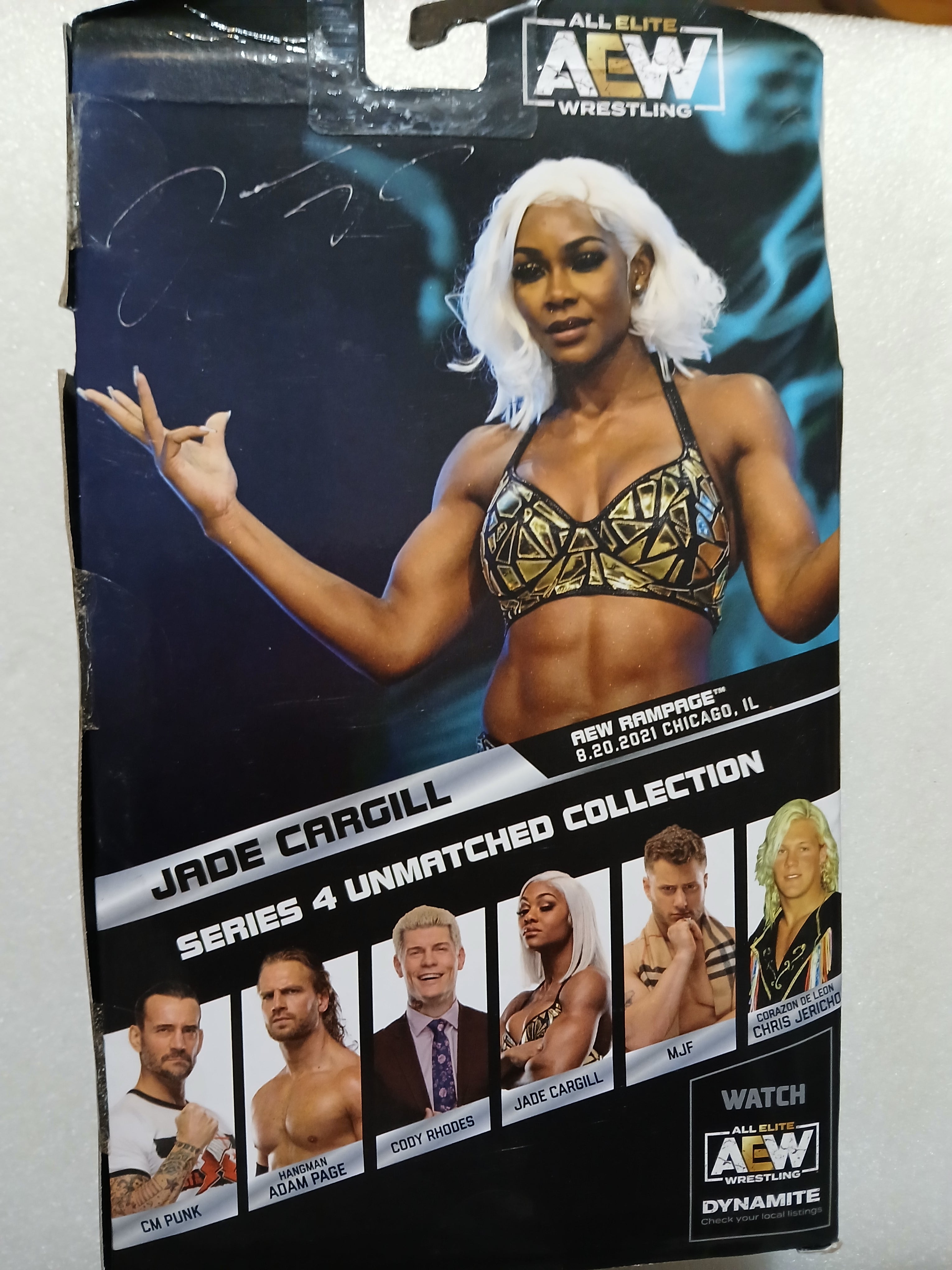 AEW JADE CARGILL Unmatched Series 4 #28 Jazwares Wrestling Action Figure/WWE
