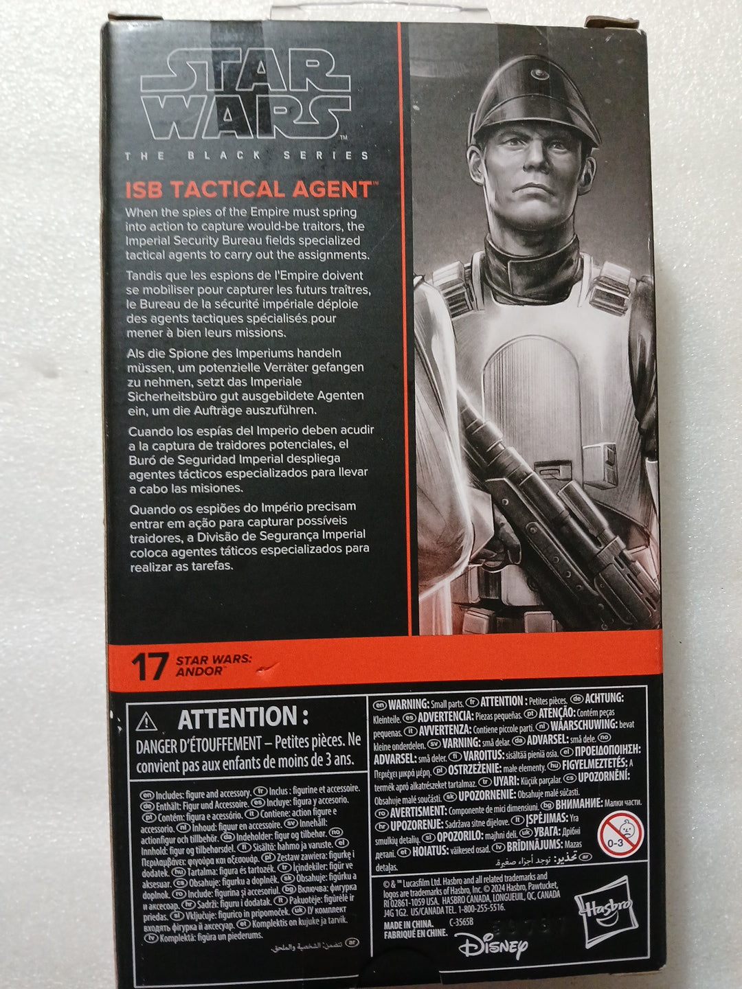 Star Wars figure 17 Isb tactical agent