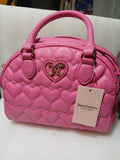 JUICY COUTURE WOMEN'S  FLAWLESS DOME SATCHEL HEART QUILT