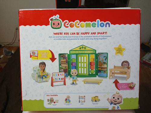 Cocomelon School Play Time Deluxe playset 8 Piece New In Box