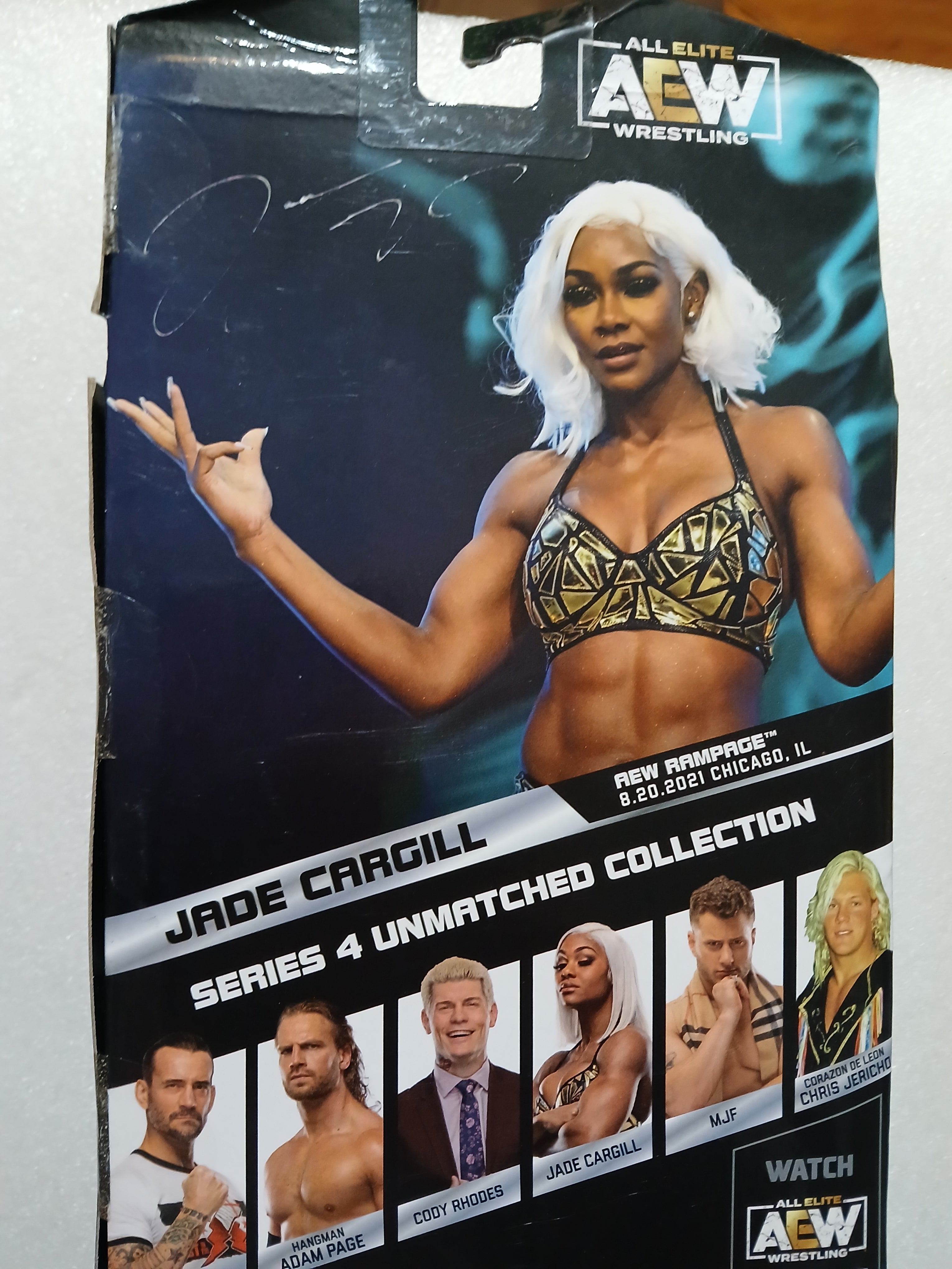 AEW JADE CARGILL Unmatched Series 4 #28 Jazwares Wrestling Action Figure/WWE