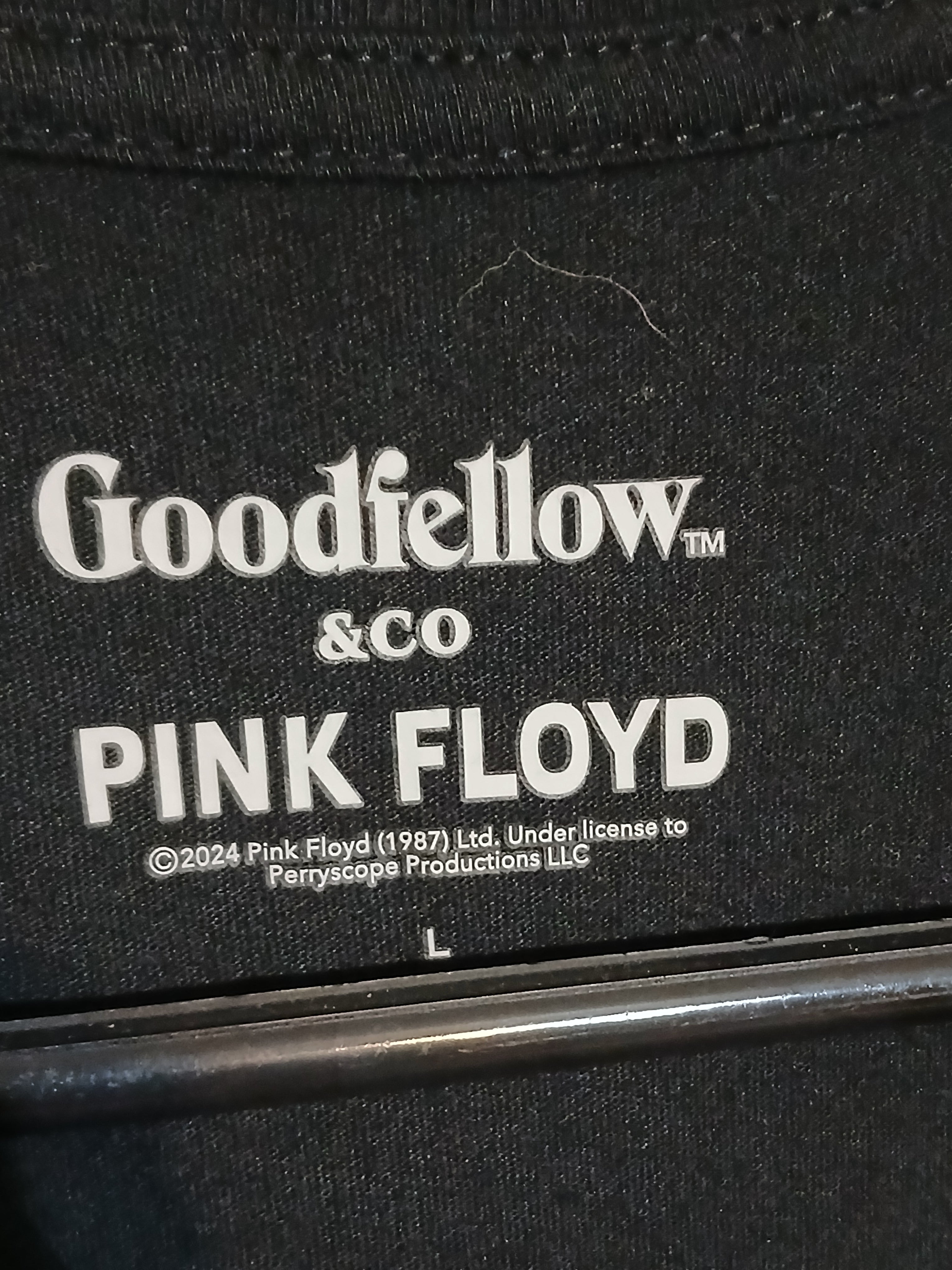 Goodiellow Pink Floyd 1970 Fillmore East Graphic T Shirt Eye Pyramid Size L