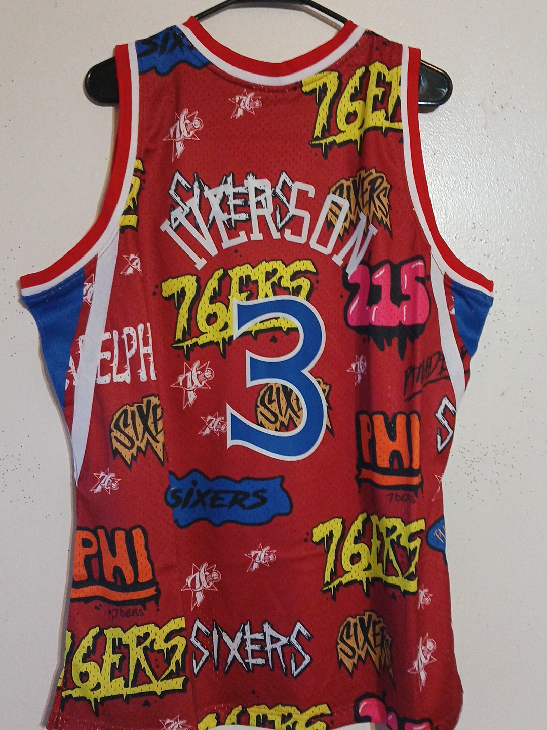 Mitchell & Ness Philadelphia 76ers Allen Iverson slap SwingMan Jersey XL
