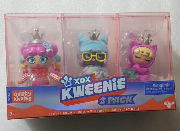 Quirky Kween Xoxo Kweenie 3 Pack Toy Set