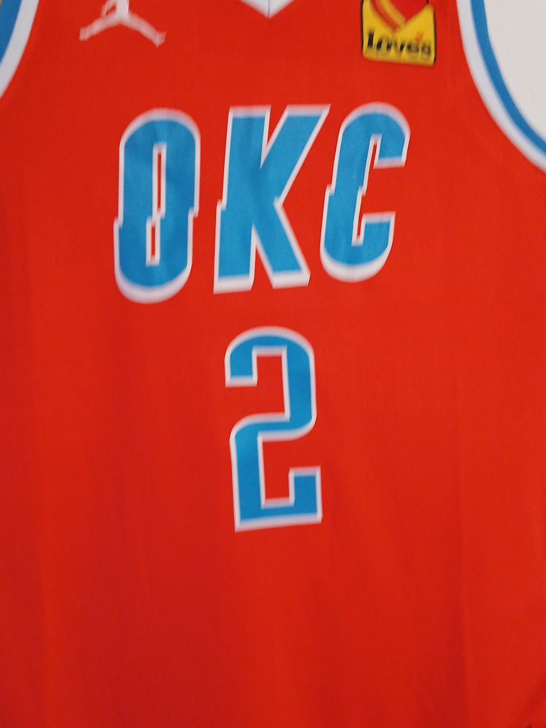 Nike Oklahoma city Jordan Shai Gilgeous-Alexander SwingMan Jersey Large