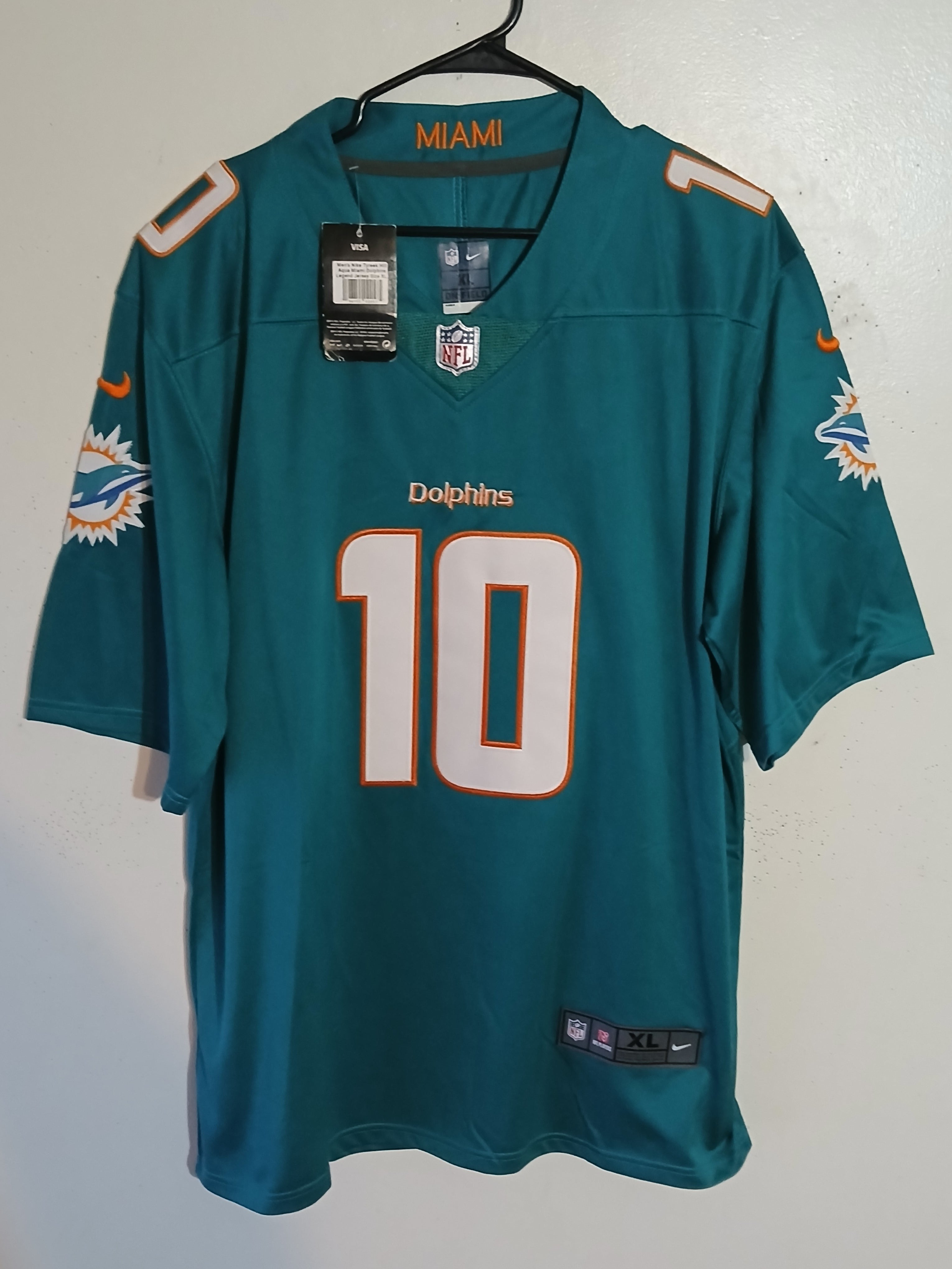 Nikes Miami Dolphins Tyreek Hill alternate jersey size XL