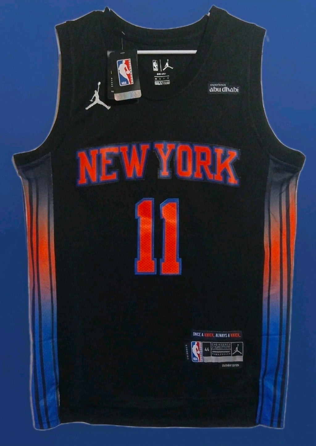 Jalen Brunson New York Knicks Jordan Authentic Statement Jersey Size Small