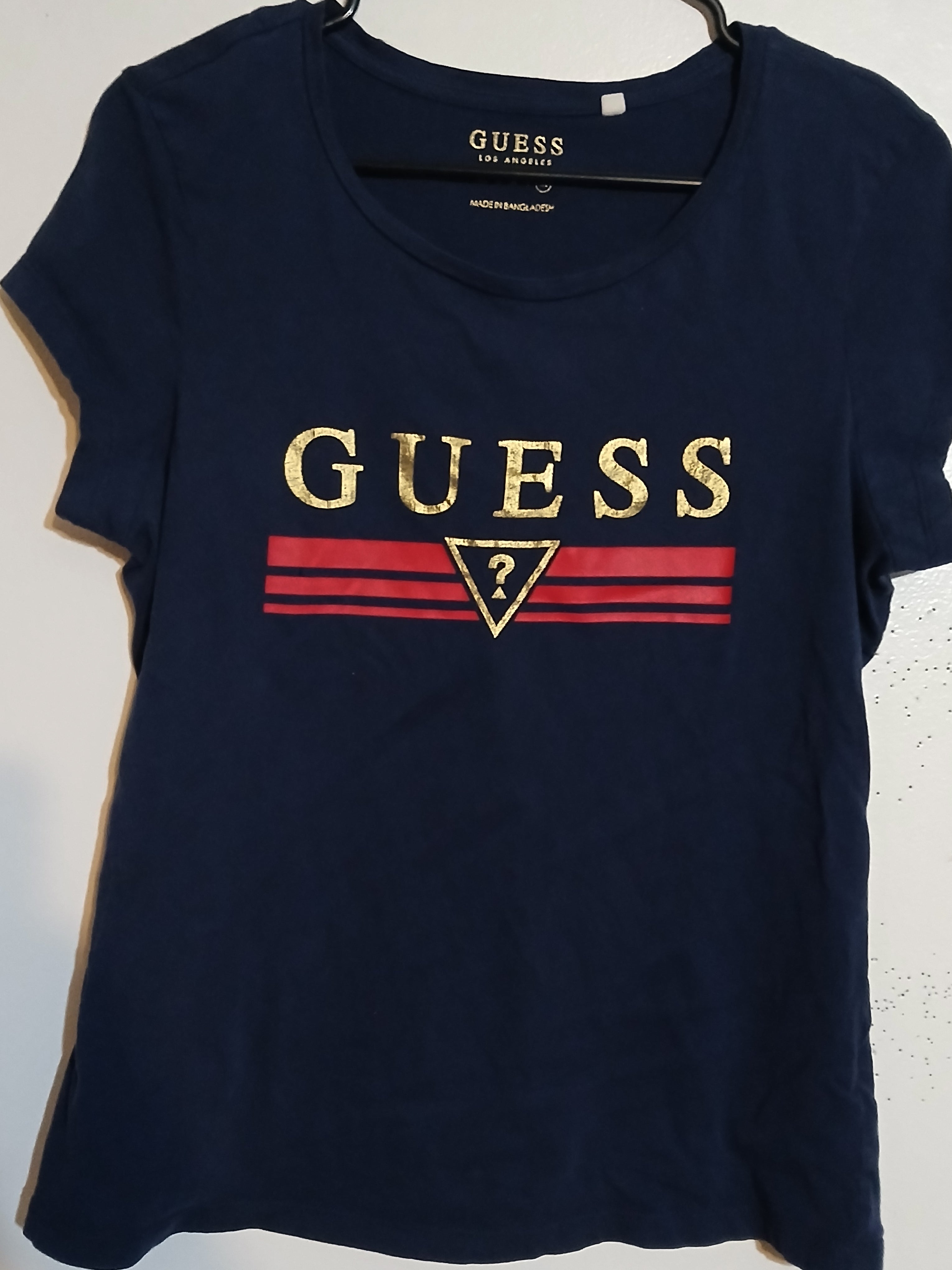 GUESS LOS ANGELES  WOMANS BLUE  TOP SIZE XL