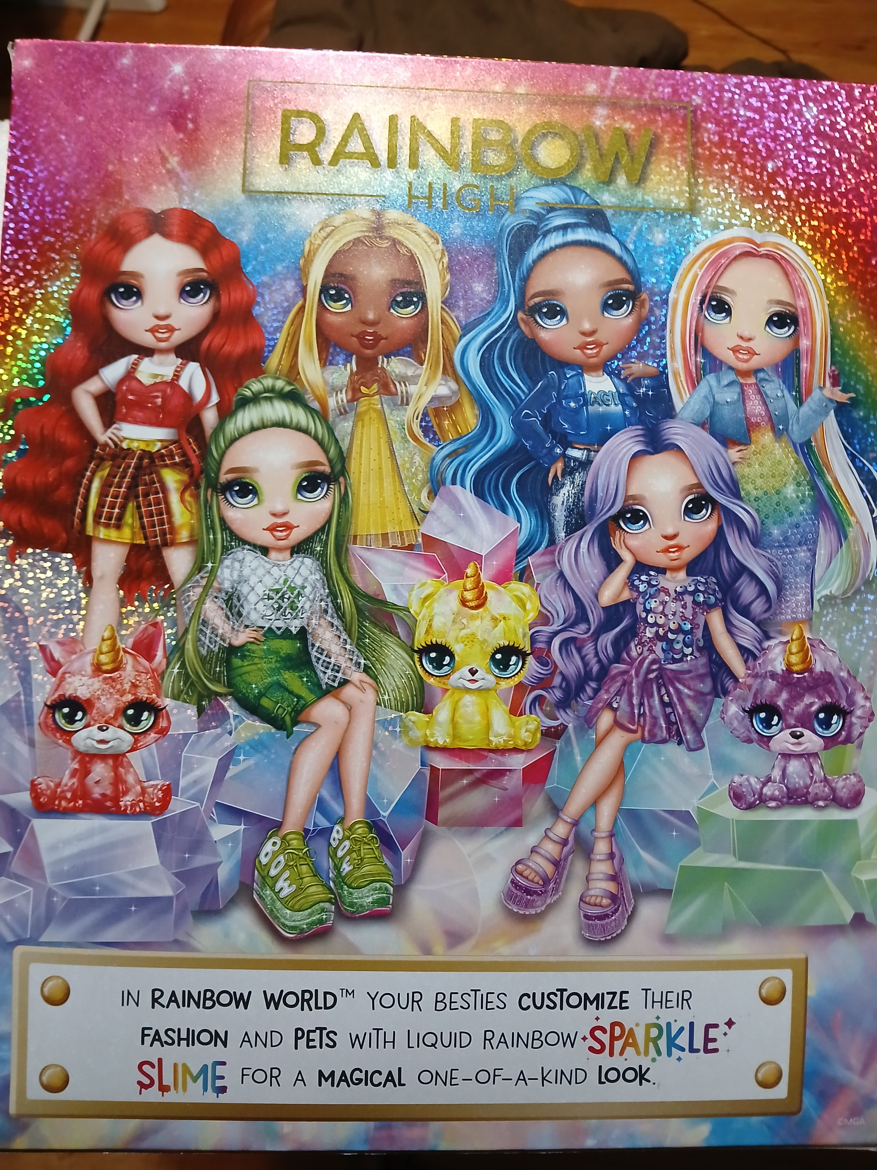 Rainbow High Skyler Bradshaw fashion doll with a slime kit and pet