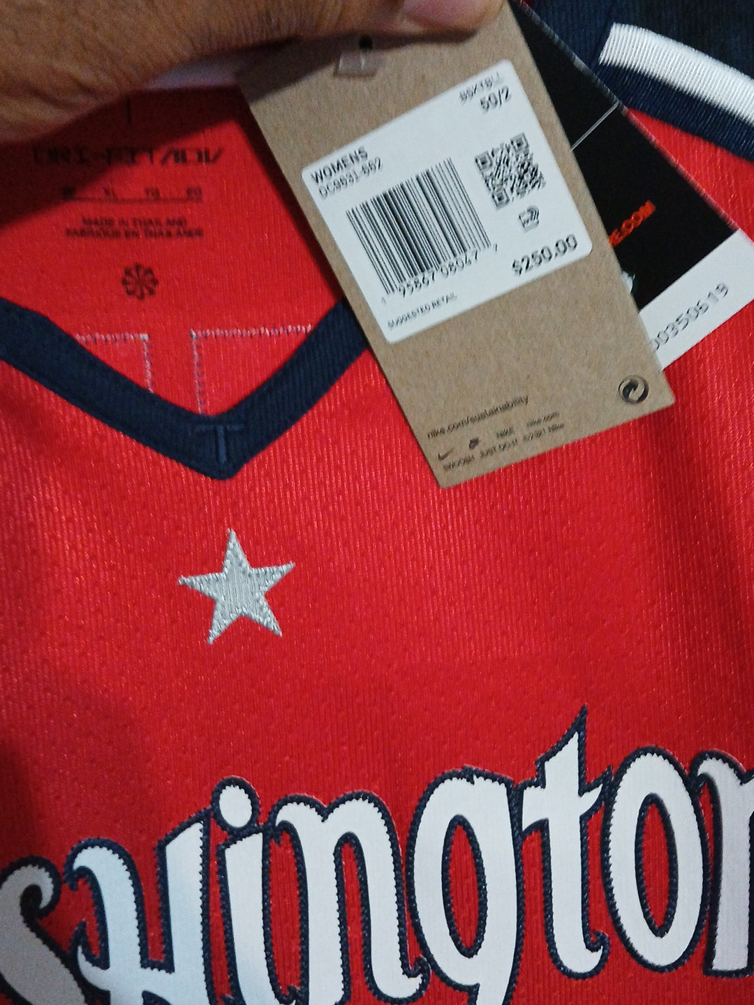 WNBA Nike Women's Washington Mystics Elena Delle Donne Explorer  Authentic Jersey Size XL