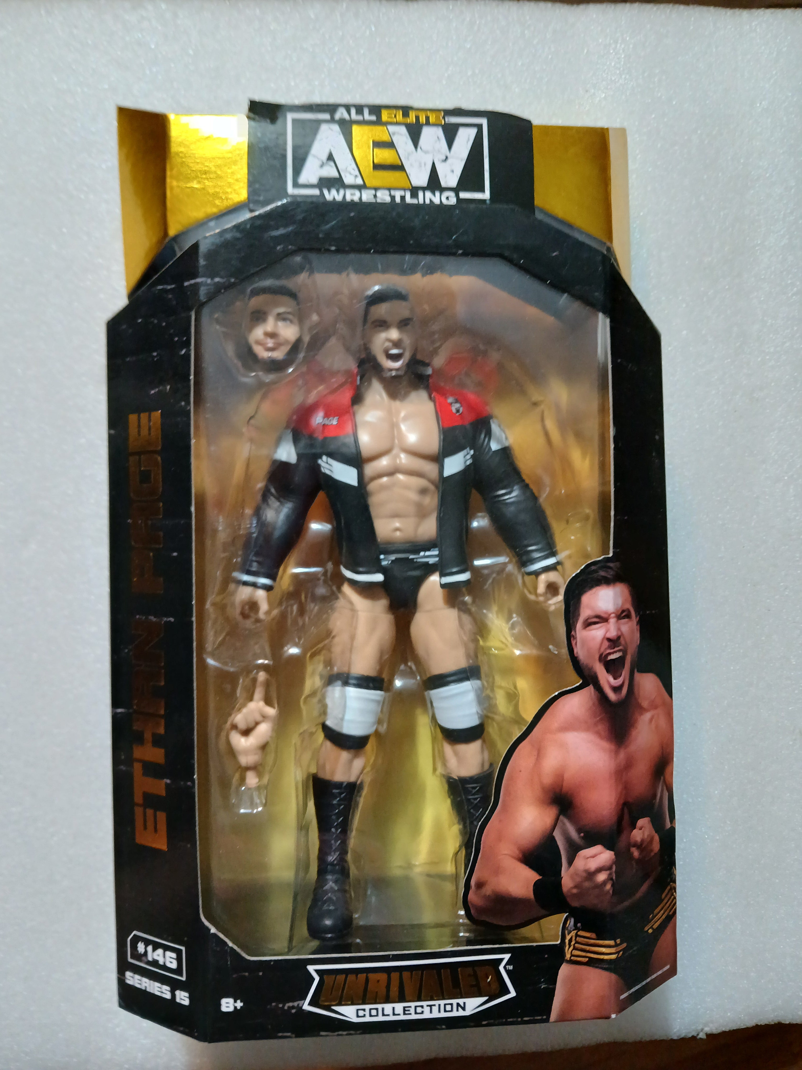 AEW Jazwares Ethan Page Unrivaled Collection Series 15 action figure
