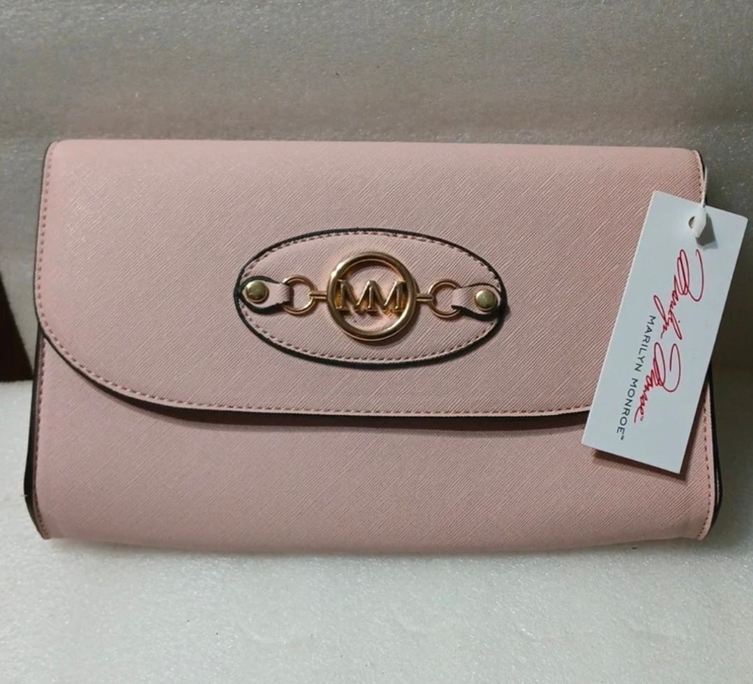 Marilyn Monroe Vintage Women’s Clutch Purse Handbag Pink New With Tags
