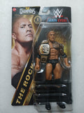 WWE Night of Champions The Rock figure with championship