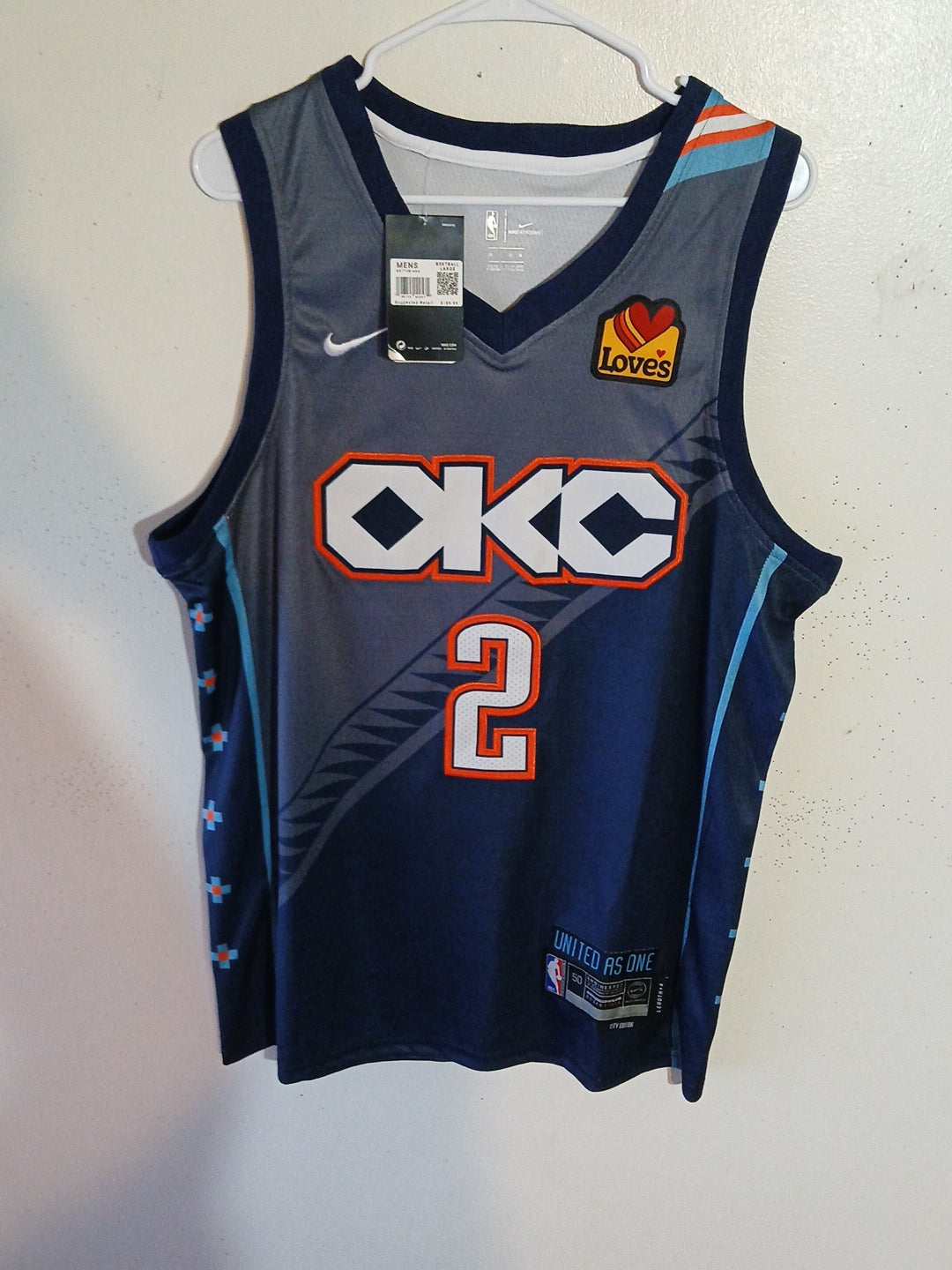 Nike Oklahoma city Thunder Shai Gilgeous-Alexander 2025-26 Authentic  Jersey Size Large