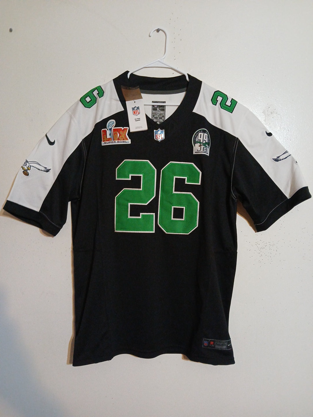 Nike Philadelphia Eagles Saquon Barkley Super Bowl LIX Jersey XL