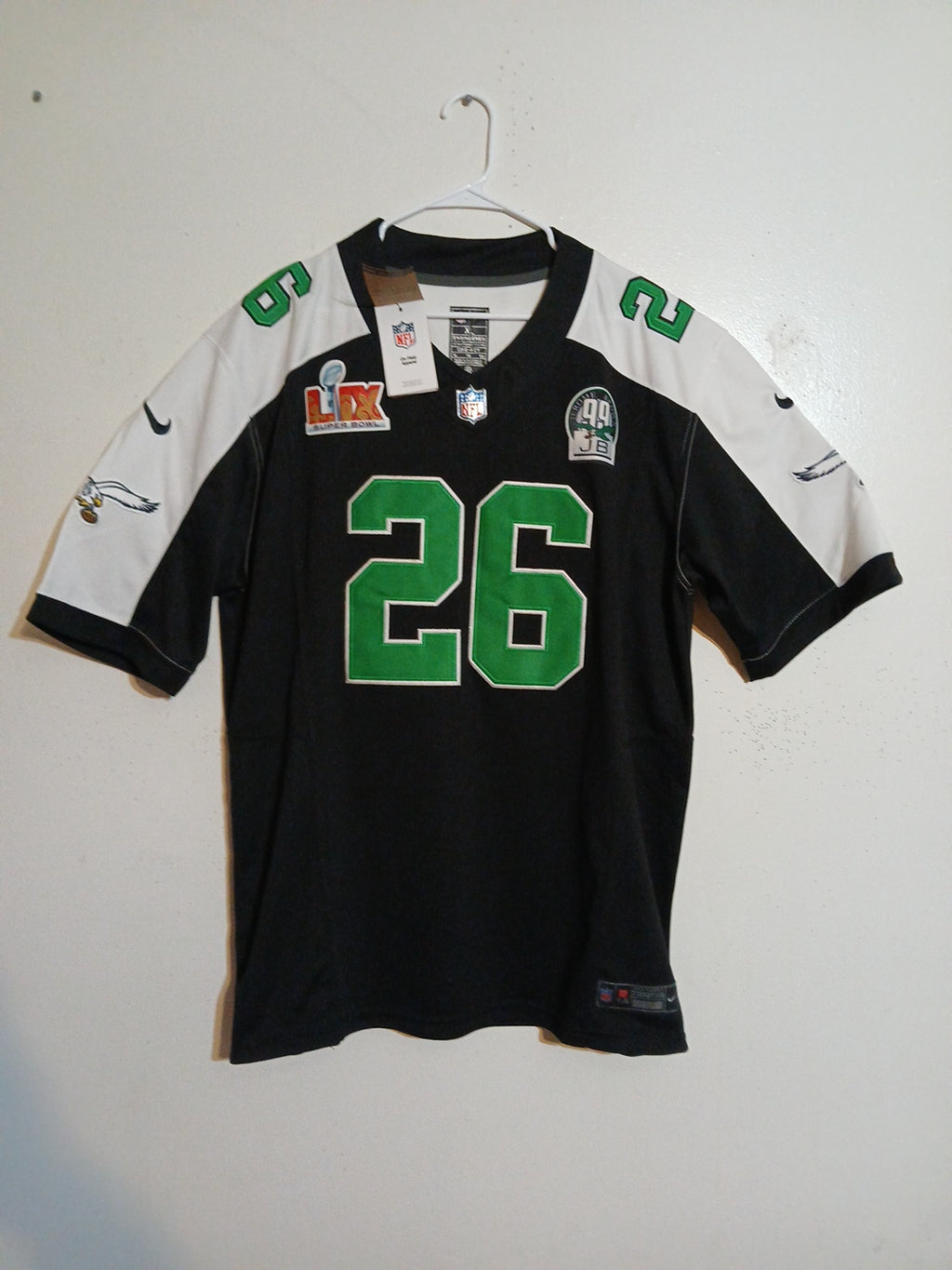 Nike Philadelphia Eagles Saquon Barkley Super Bowl LIX Jersey XL