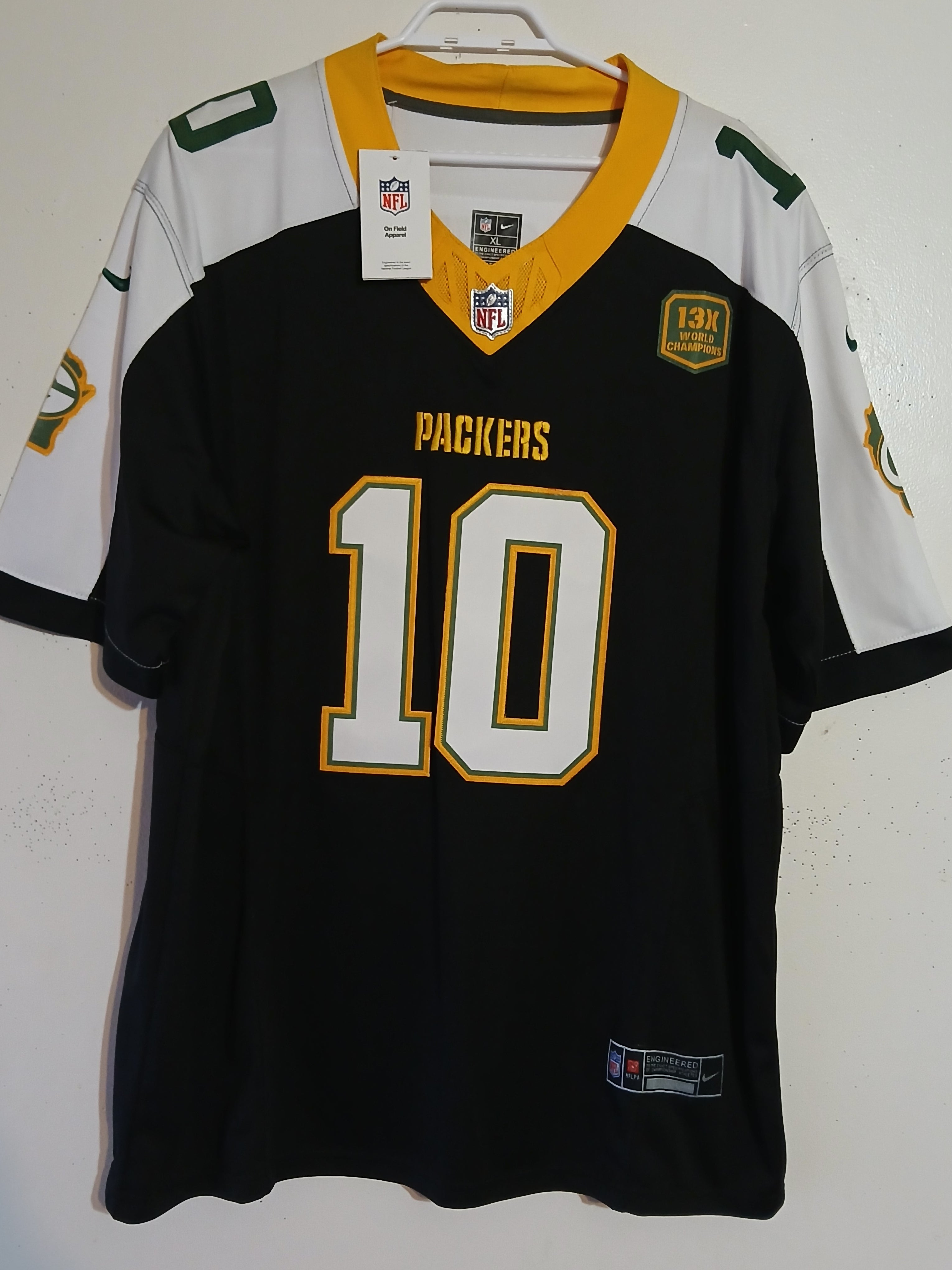 Nike Men's Green Bay Packers Jordan Love Thanksgiving Jersey size XL