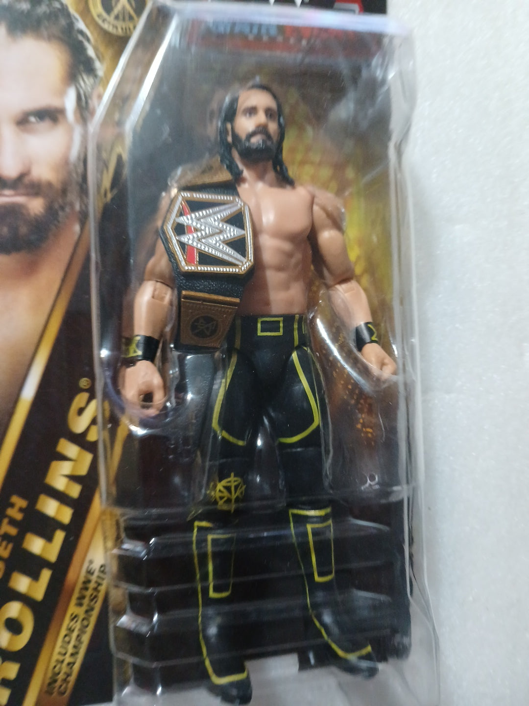 WWE Night of Champion Seth Rollins Champion figure with belt new sealed