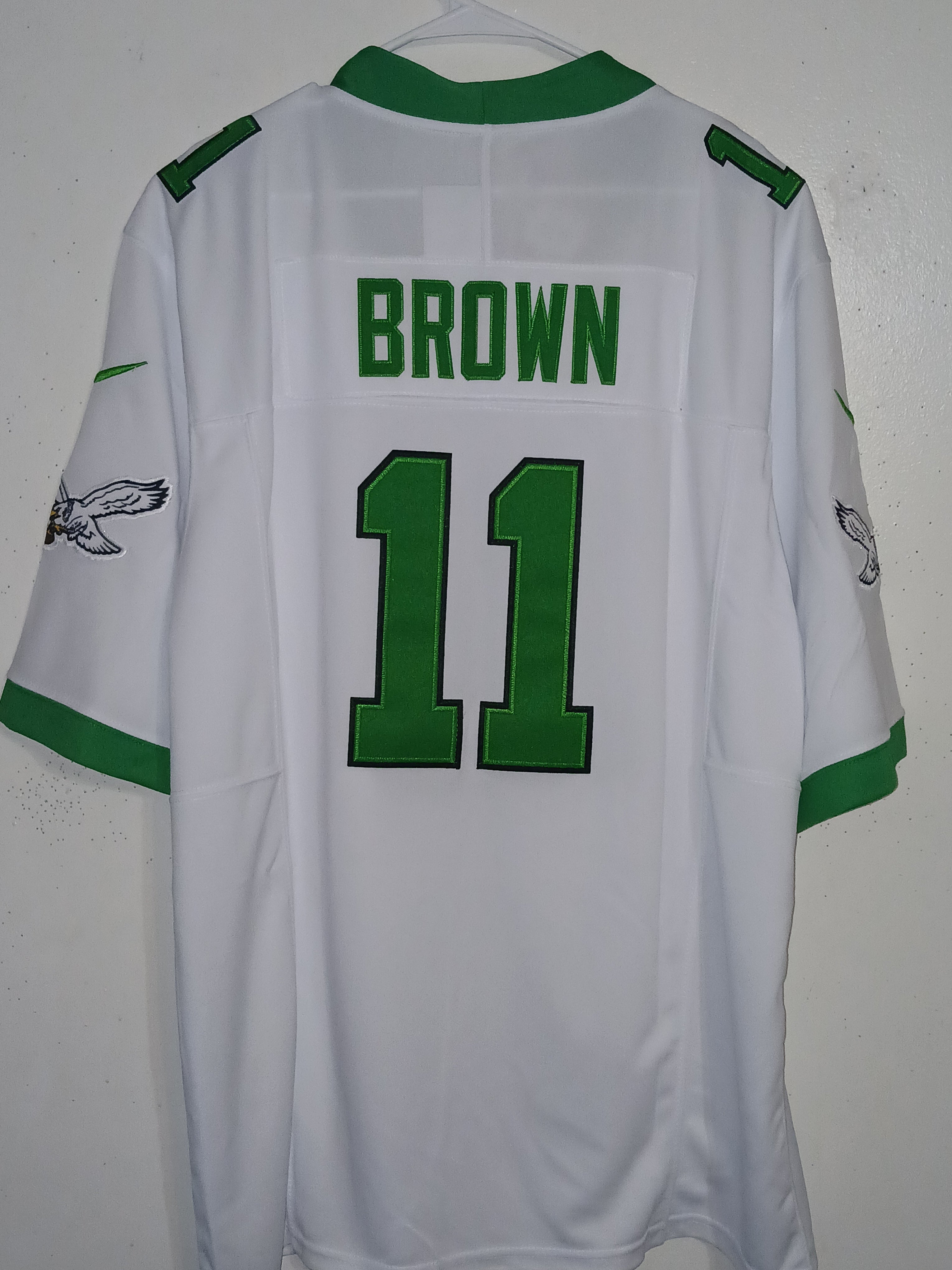 Nike AJ Brown  Philadelphia Eagles Super Bowl LIX Jersey Size Large