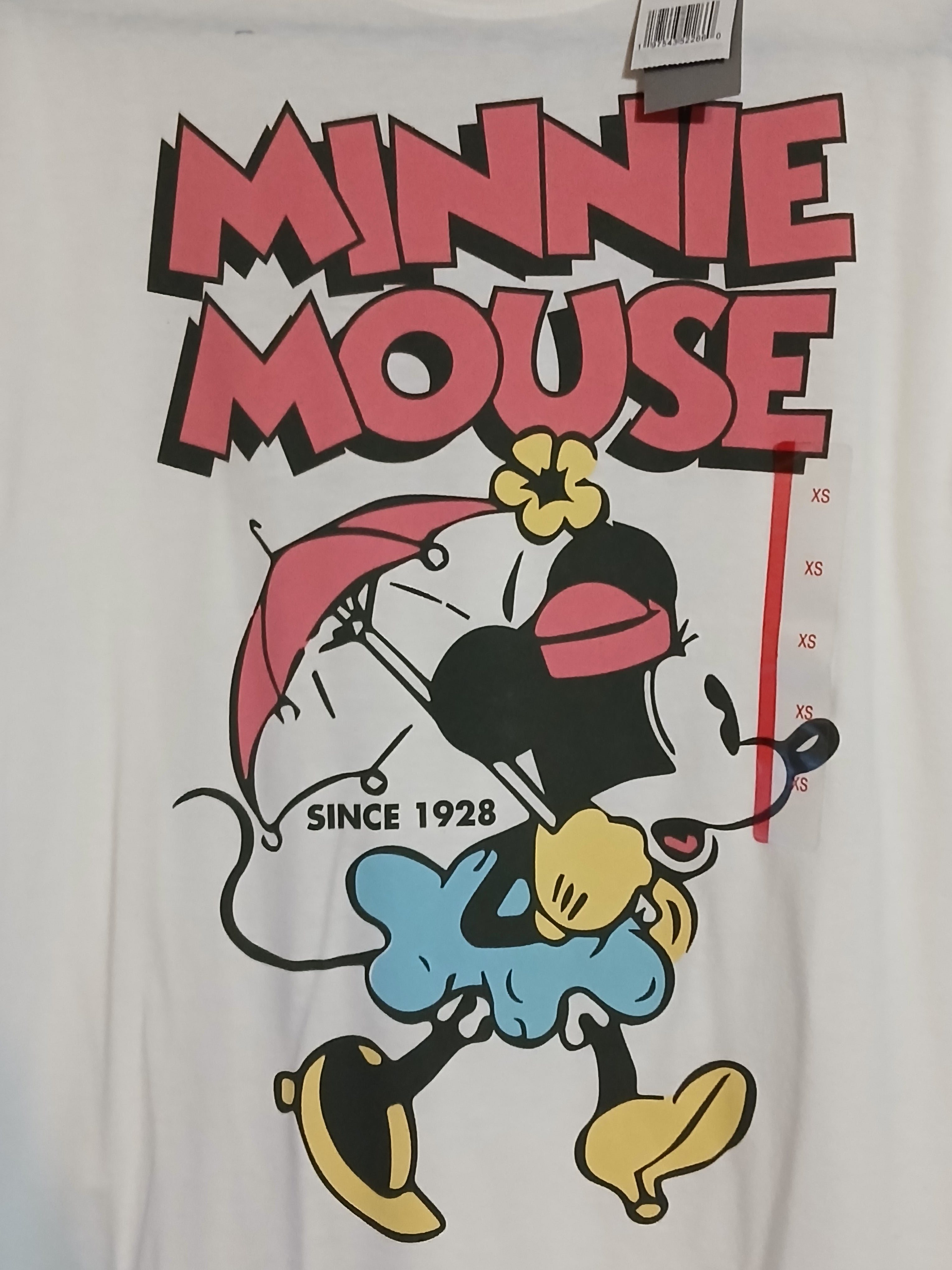 Disney Minnie Mouse Women's Shirt Color White With Tags Size XS
