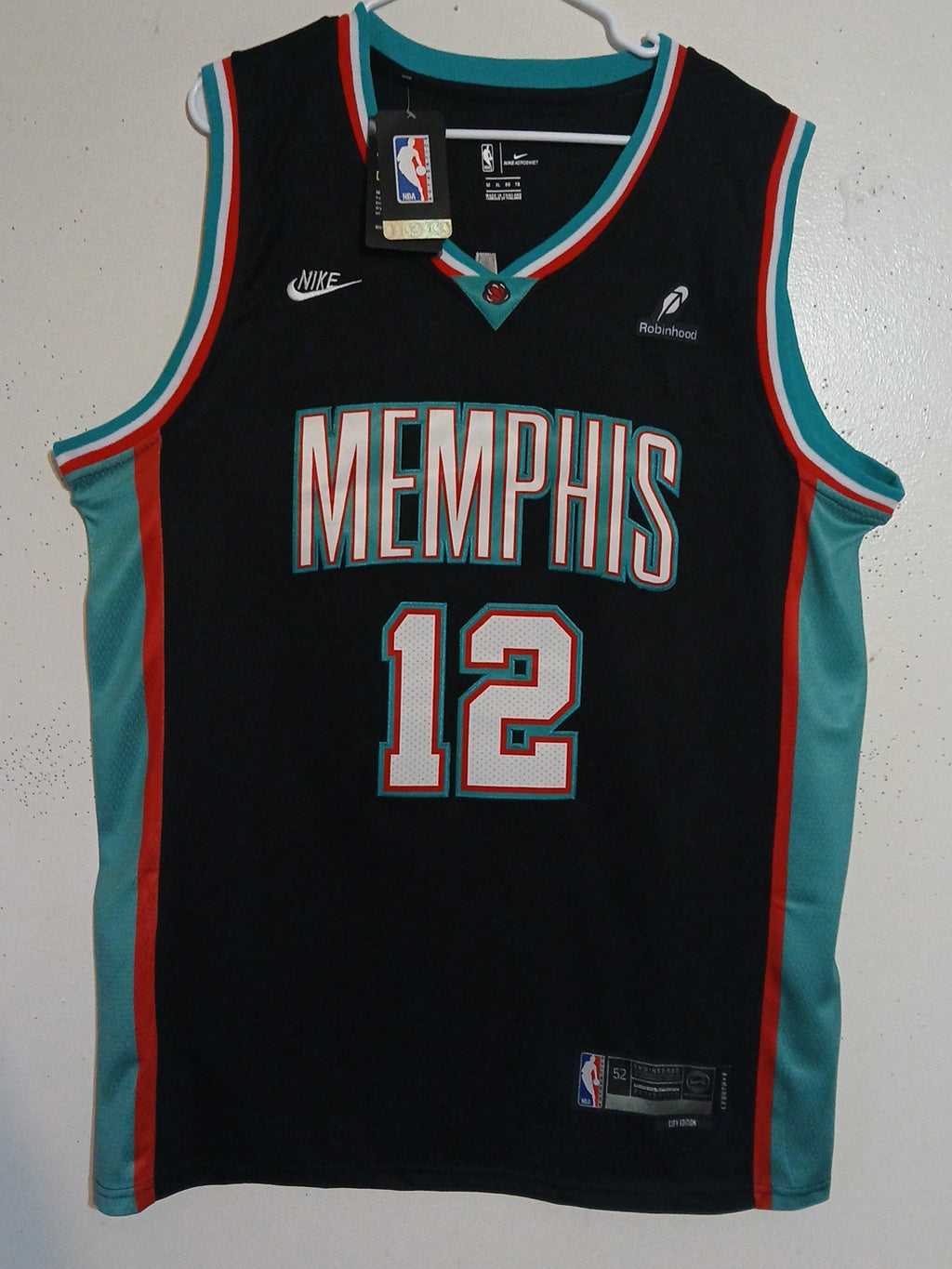 Nike Ja Morant Memphis Grizzlies Authentic Jersey Size XL