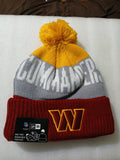 New Era Washington commanders beanie one size fit all
