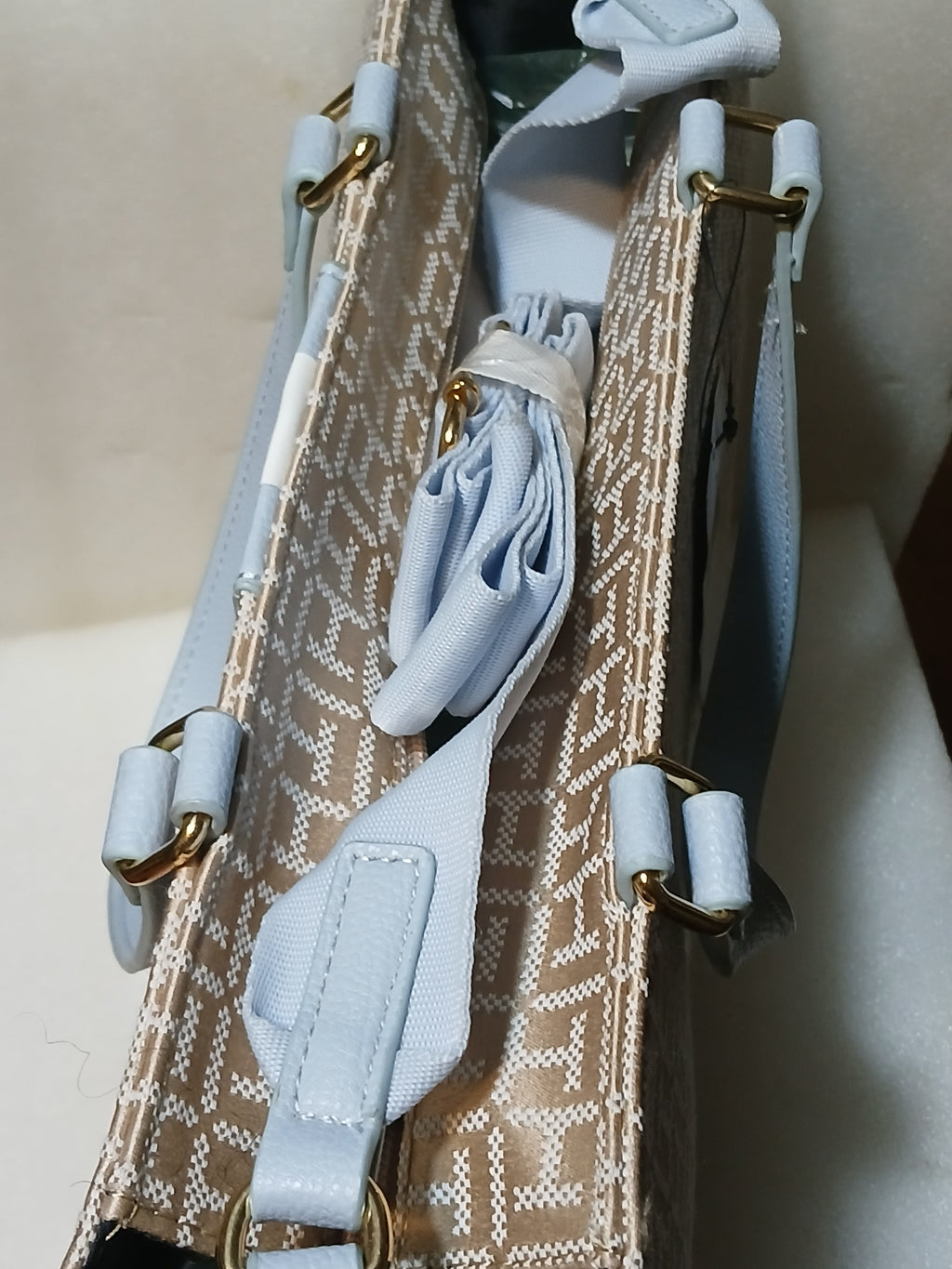 Tommy Hilfiger women's tote bag large Baby blue