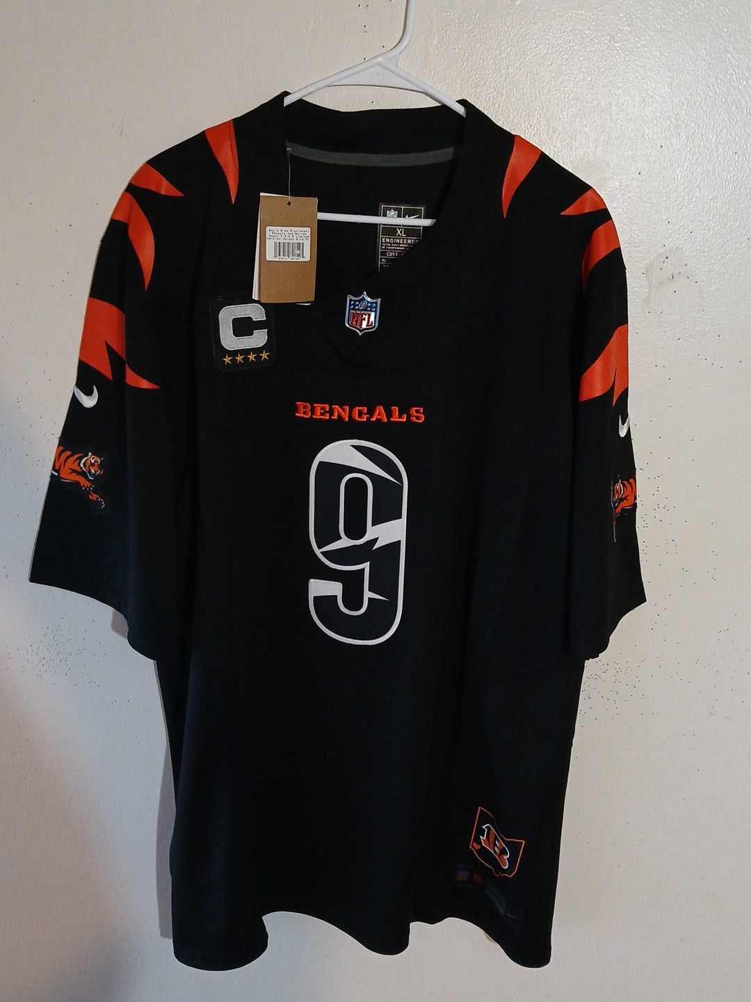 Nike Cincinnati Bengals Joe Burrow Vapor F.U.S.E Jersey