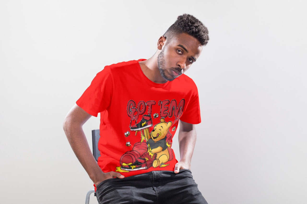 Winnie The Pooh Got Em T-shirt Made by Lowe's Custom Designs